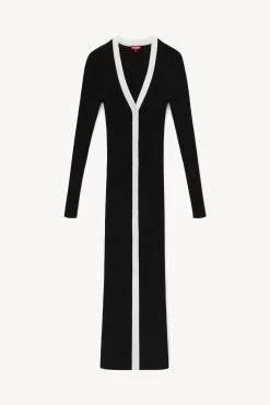 SHOKO SWEATER | BLACK -Chic Style Shop STAUD SHOKO SWEATER BLACK WHITE SPRING 23 ECOM 1