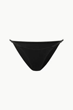 SISLEY STRING BOTTOM | BLACK -Chic Style Shop STAUD SISLEY STRING BOTTOM BLACK SUPF 23 ECOM 1