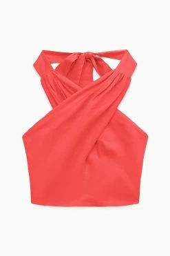 SMOCKED KAI TOP | HIBISCUS 10 SMOCKED KAI TOP | HIBISCUS -Chic Style Shop STAUD SMOCKEDKAI TOP HIBISCUS SPRING 23 ECOM 1