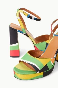 SOLANGE PLATFORM | MARBLE WAVE TAFFETA 8 SOLANGE PLATFORM | MARBLE WAVE TAFFETA -Chic Style Shop STAUD SOLANGE PLATFORM MARBLEWAVE SUPF 23 ECOM 4