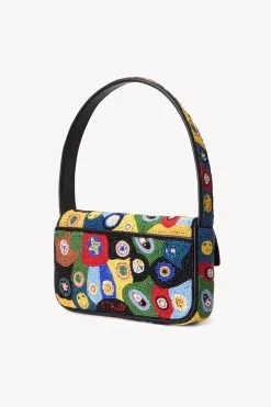 TOMMY BEADED BAG | BLACK MILLEFIORI -Chic Style Shop STAUD TOMMY BEADED BAG MILLEFIOREBLACK FALL 22 ECOM 2 1