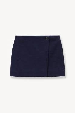 TOUR SKIRT | NAVY 10 TOUR SKIRT | NAVY -Chic Style Shop STAUD TOUR SKIRT NAVY SUPF 23 ECOM 1