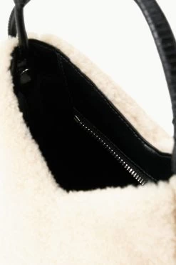 VALERIE SHOULDER BAG | CREAM BLACK -Chic Style Shop STAUD VALERIESHOULDERBAG CREAMBLACK ECOM 3