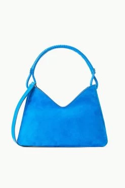 VALERIE SHOULDER BAG | DIRECTOR BLUE SUEDE
