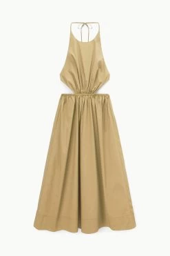 VANESSA DRESS | KHAKI 10 VANESSA DRESS | KHAKI -Chic Style Shop STAUD VANESSA DRESS KHAKI SPRING 23 ECOM 1 8e2ef05e 1a55 4820 b742 359539c04e33