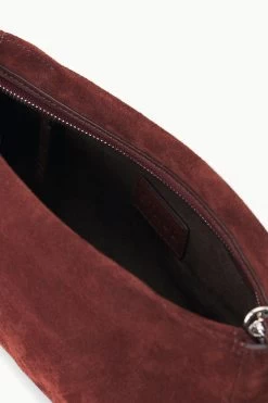 VIVI CROSSBODY BAG | MAHOGANY SUEDE 11 VIVI CROSSBODY BAG | MAHOGANY SUEDE -Chic Style Shop STAUD VIVI CROSSBODYBAG MAHOGANY FALL 23 ECOM 3