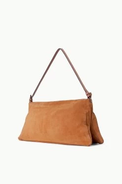 VIVI SHOULDER BAG | TAN SUEDE -Chic Style Shop STAUD VIVI SHOULDERBAG TAN FALL 23 ECOM 2