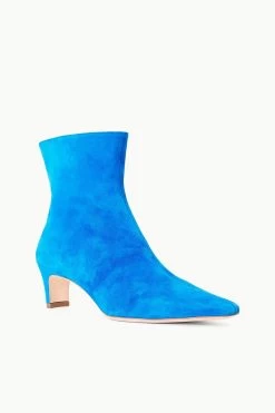 WALLY ANKLE BOOT | DIRECTOR BLUE SUEDE -Chic Style Shop STAUD WALLYANKLE BOOT DIRECTORBLUE FALL 23 ECOM 2