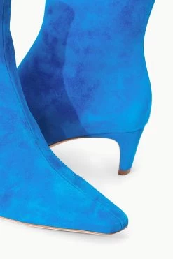 WALLY ANKLE BOOT | DIRECTOR BLUE SUEDE -Chic Style Shop STAUD WALLYANKLE BOOT DIRECTORBLUE FALL 23 ECOM 5