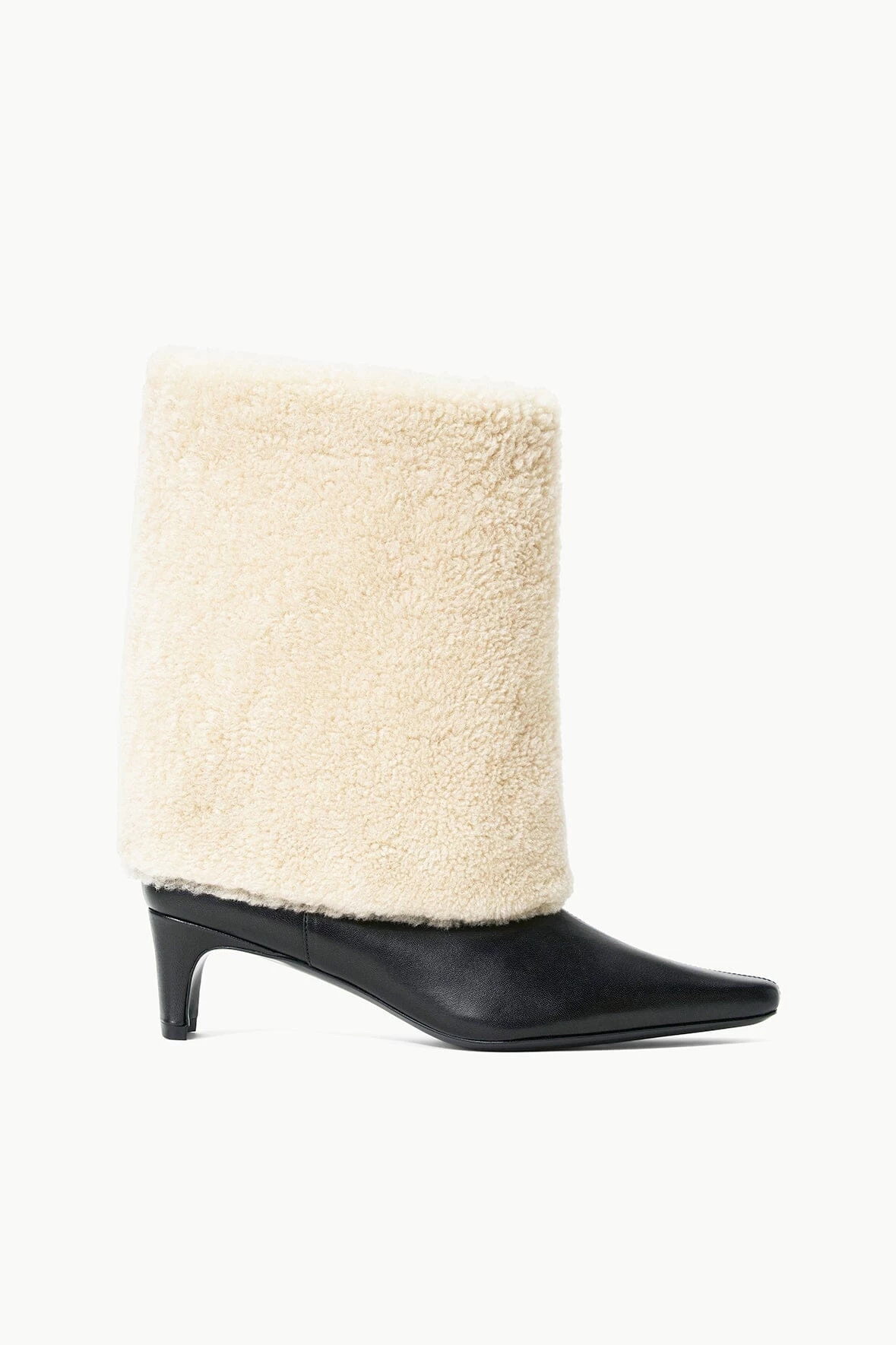 WALLY FOLDOVER BOOT | BLACK CREAM 1 WALLY FOLDOVER BOOT | BLACK CREAM