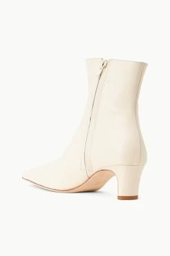 WALLY ANKLE BOOT | CREAM -Chic Style Shop STAUD WALLY ANKLEBOOT CREAM SUPF 23 ECOM 3