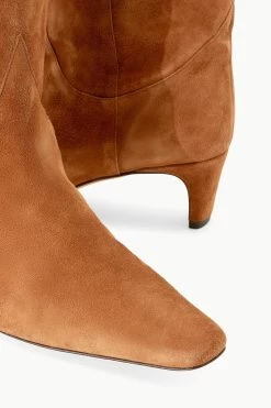 WESTERN WALLY BOOT | TAN SUEDE -Chic Style Shop STAUD WESTERNWALLY BOOT TANSUEDE SEASON 22 ECOM 5