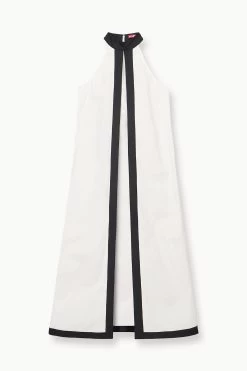 WRIGHT DRESS | ECRU BLACK 10 WRIGHT DRESS | ECRU BLACK -Chic Style Shop STAUD WRIGHT OCCASIONDRESS ECRUBLACK FALL 23 ECOM 1