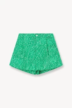 ZOEY SHORT | GREEN PALM -Chic Style Shop STAUD ZOEY SHORT GREEN PALM SUPF 23 ECOM 1