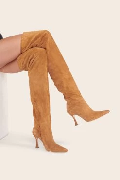 CAMI OVER THE KNEE BOOT | TAN SUEDE 18 CAMI OVER THE KNEE BOOT | TAN SUEDE -Chic Style Shop Shoes2 00160 web