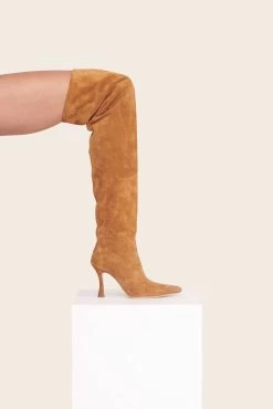 CAMI OVER THE KNEE BOOT | TAN SUEDE 16 CAMI OVER THE KNEE BOOT | TAN SUEDE -Chic Style Shop Shoes2 00275 web