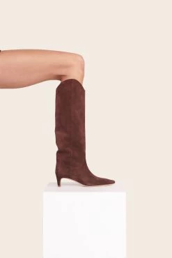 WESTERN WALLY BOOT | MAHOGANY SUEDE 10 WESTERN WALLY BOOT | MAHOGANY SUEDE -Chic Style Shop Shoes2 00290 web