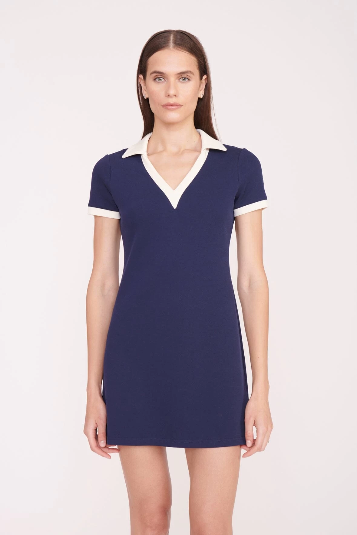 VOLLEY DRESS | NAVY IVORY 3 VOLLEY DRESS | NAVY IVORY - Image 3