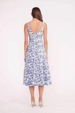 WELLS DRESS | BLUE TOILE -Chic Style Shop WELLS DRESS TOILE RESHOOT 01664 web