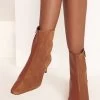 WALLY SPLIT ANKLE BOOT | TAN