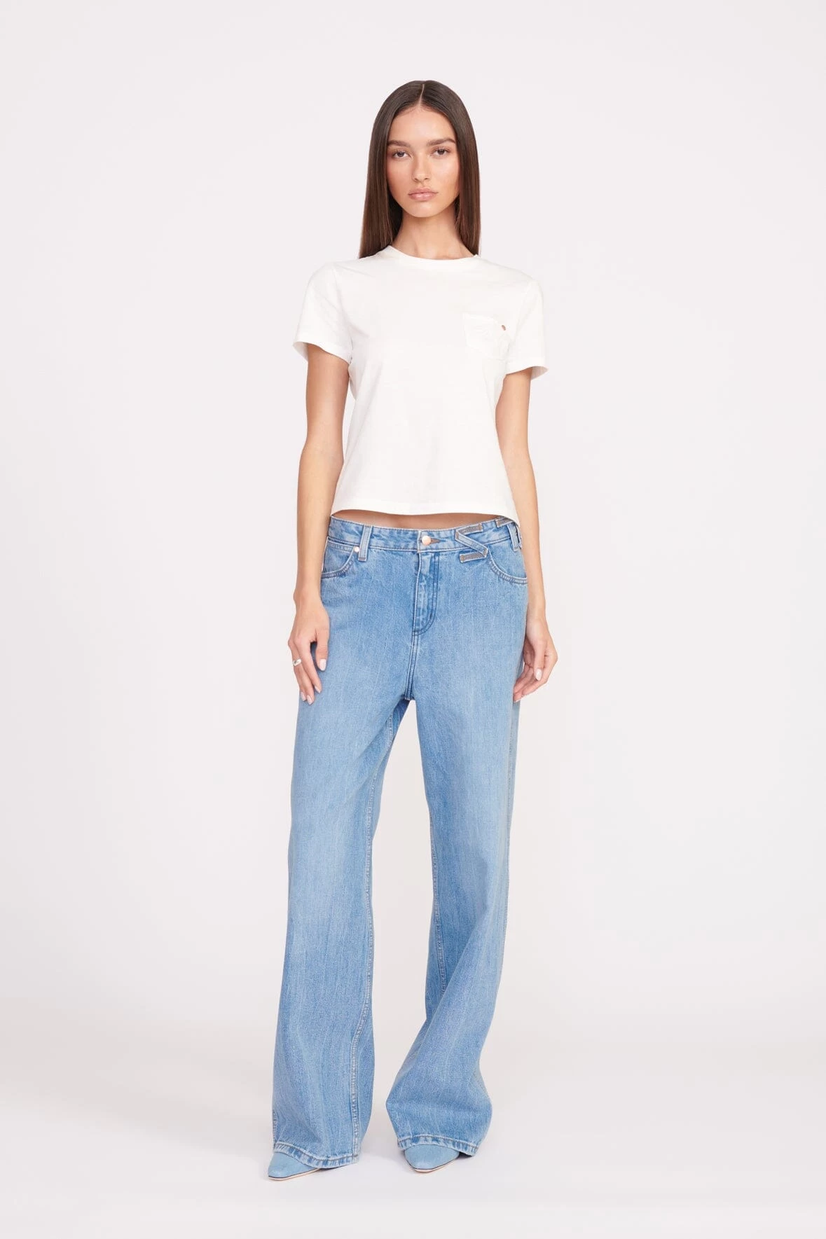 STAUD + WRANGLER THE W TEE | WHITE 2 STAUD + WRANGLER THE W TEE | WHITE - Image 2