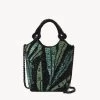 ZOE BEADED BAG | GREEN PALM