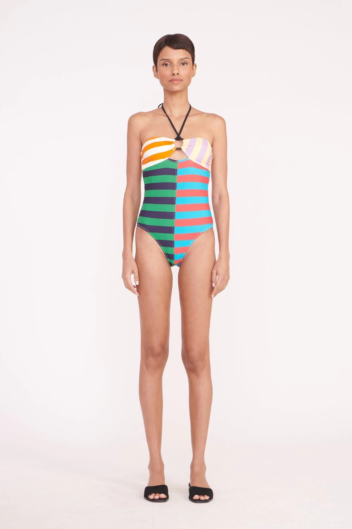 ACE RING ONE PIECE | CABANA STRIPE MULTI 3 ACE RING ONE PIECE | CABANA STRIPE MULTI - Image 3