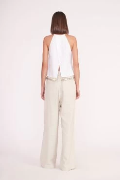 LUISA PANT | OAT MILK -Chic Style Shop alondra top white 05708 web 1