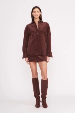 ANNETTE SKIRT | MAHOGANY -Chic Style Shop annette skirt mahogany 7 f35c2dac 5c37 49ae ba3c 62ad144420b7