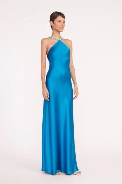 CADENCE DRESS | ISLAND BLUE -Chic Style Shop cadence dress island blue 02429 web