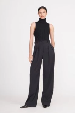 LUISA PANT | BLACK SUITING -Chic Style Shop callum top black 1 9ffcab8f 7032 42c2 8a66 350581cae8f5