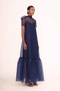 CALLUNA DRESS | NAVY -Chic Style Shop calluna dress navy 01251 web