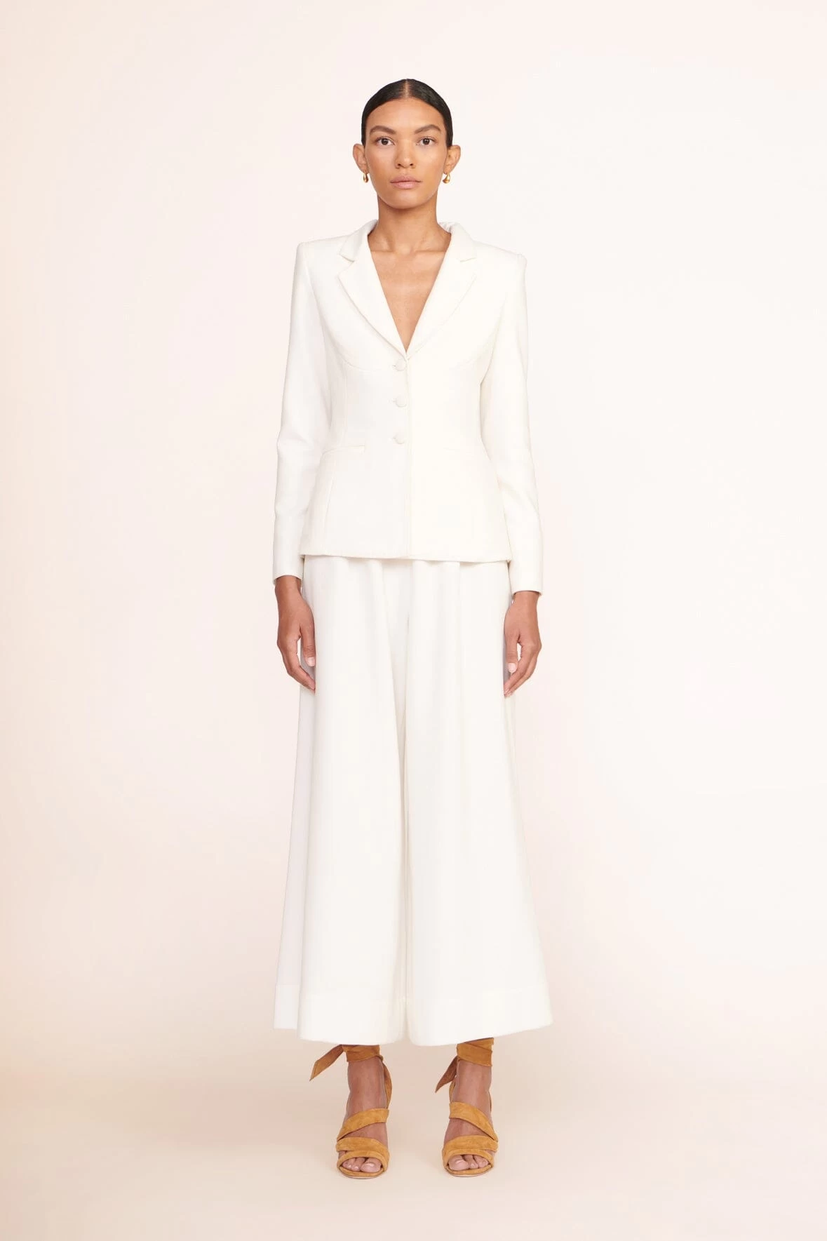 CROPPED CALEB PANT | IVORY 1 CROPPED CALEB PANT | IVORY