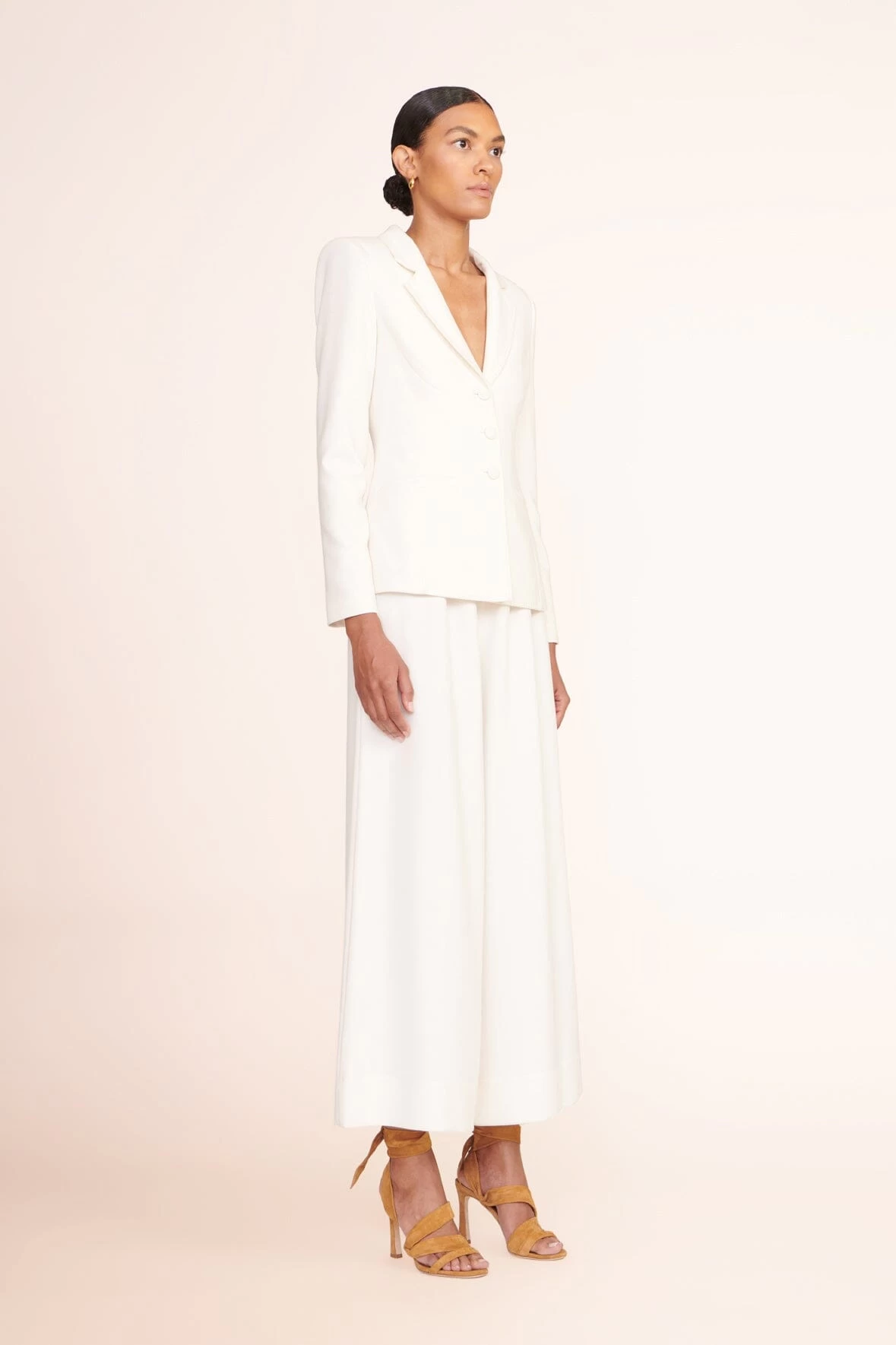 CROPPED CALEB PANT | IVORY 2 CROPPED CALEB PANT | IVORY - Image 2