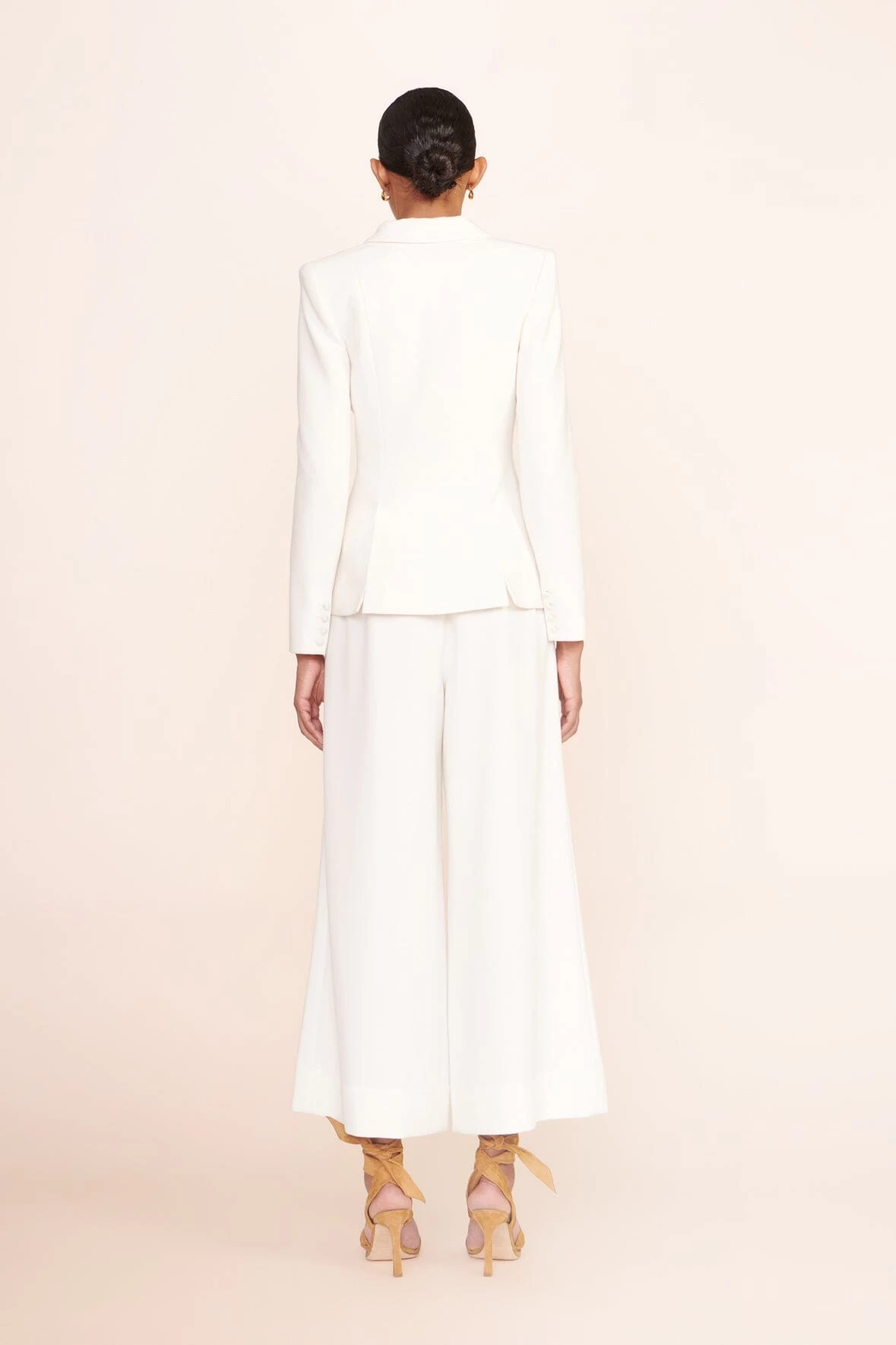 CROPPED CALEB PANT | IVORY 3 CROPPED CALEB PANT | IVORY - Image 3