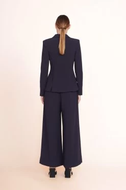 CROPPED CALEB PANT | NAVY -Chic Style Shop cropped caleb pant navy 2