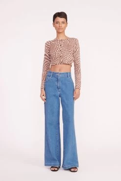 DEANNA SWEATER | CLOVE WAVY DOT 10 DEANNA SWEATER | CLOVE WAVY DOT -Chic Style Shop deanna sweater clove wavy dots 05337 web