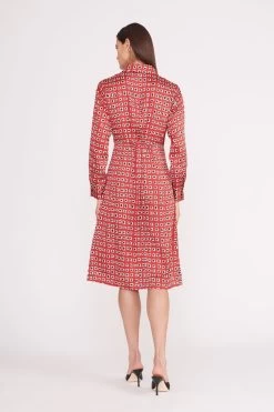 ELSA DRESS | RUBY GEOSCAPE -Chic Style Shop elsa dress ruby geoscape 5 27067f2d 998d 4c1e 8097 818b9cb887ce