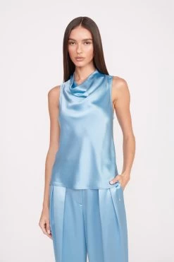 GESTURE TOP | FRENCH BLUE -Chic Style Shop fall 23 0070 web