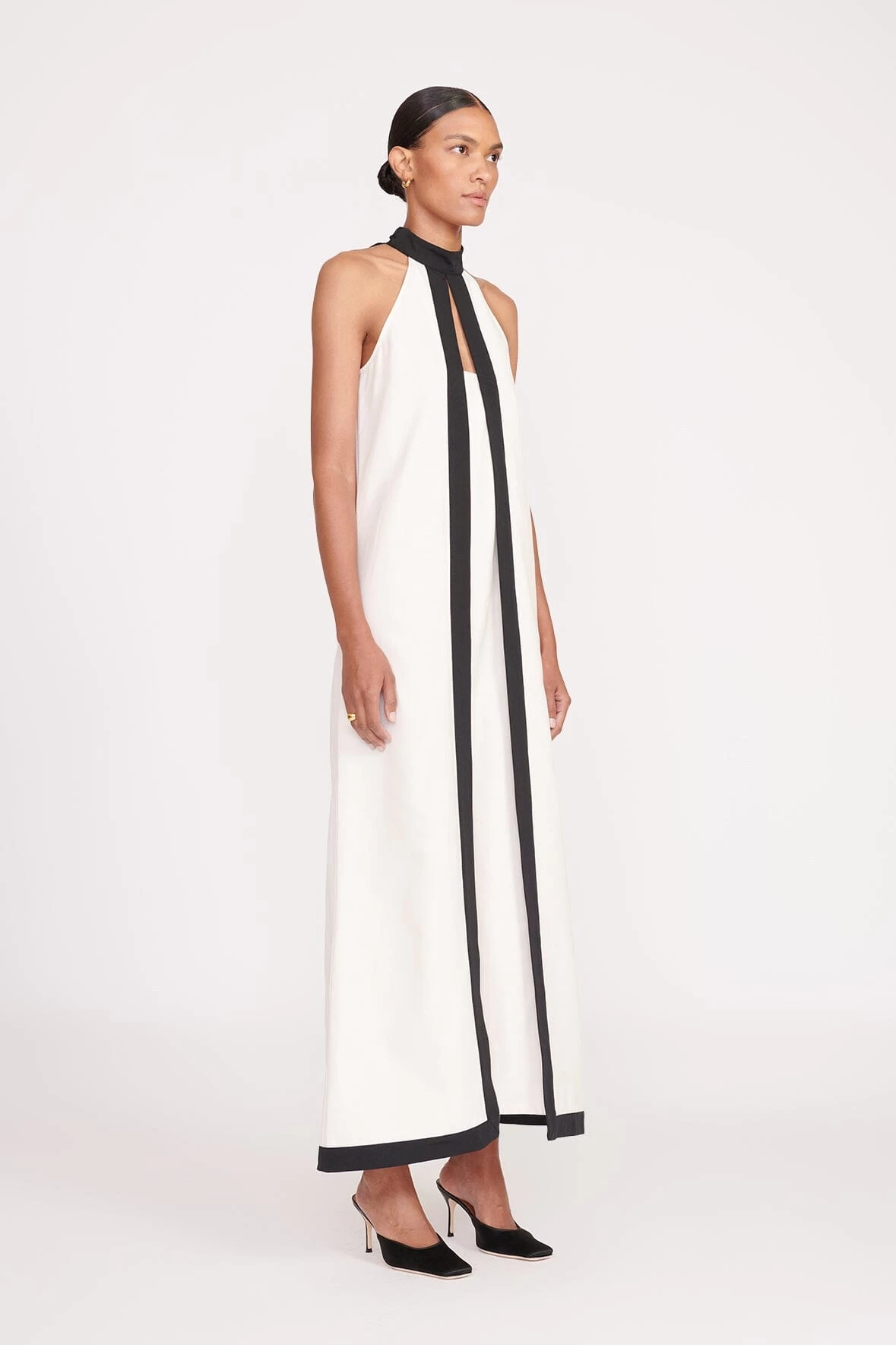 WRIGHT DRESS | ECRU BLACK 2 WRIGHT DRESS | ECRU BLACK - Image 2