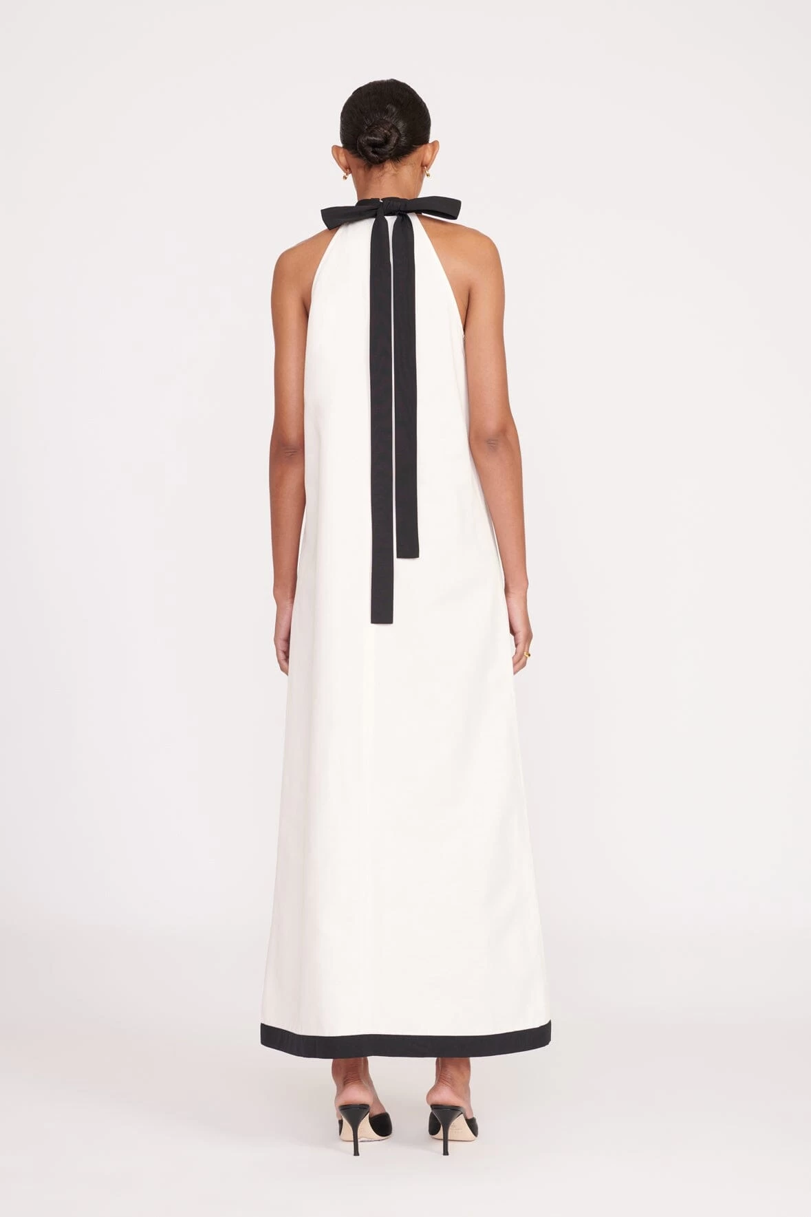 WRIGHT DRESS | ECRU BLACK 3 WRIGHT DRESS | ECRU BLACK - Image 3