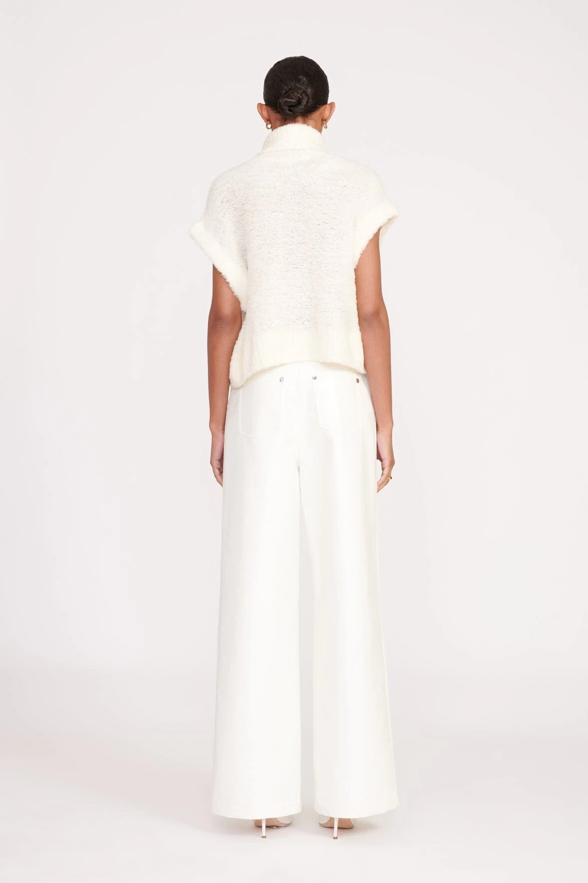 GRAYSON PANT | WHITE VEGAN PATENT 3 GRAYSON PANT | WHITE VEGAN PATENT - Image 3