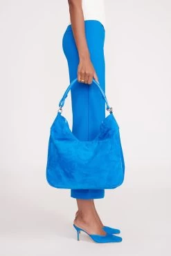 PERRY BAG | DIRECTOR BLUE SUEDE -Chic Style Shop fall 23 1402 web
