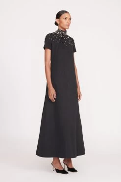 ILANA DRESS | BLACK SILVER -Chic Style Shop fall 23 1633 web