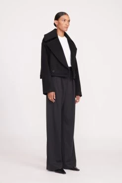 CARVER CROPPED COAT | BLACK -Chic Style Shop fall 23 1958 web