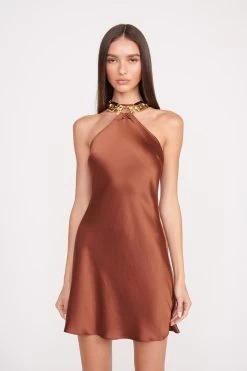 MINI FRANCOISE DRESS | CLOVE 8 MINI FRANCOISE DRESS | CLOVE -Chic Style Shop francoise dress mini clove 0340 web