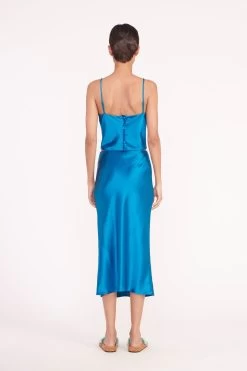 GRACIE TOP | ISLAND BLUE -Chic Style Shop gracie top angela skirt island blue 05907 web