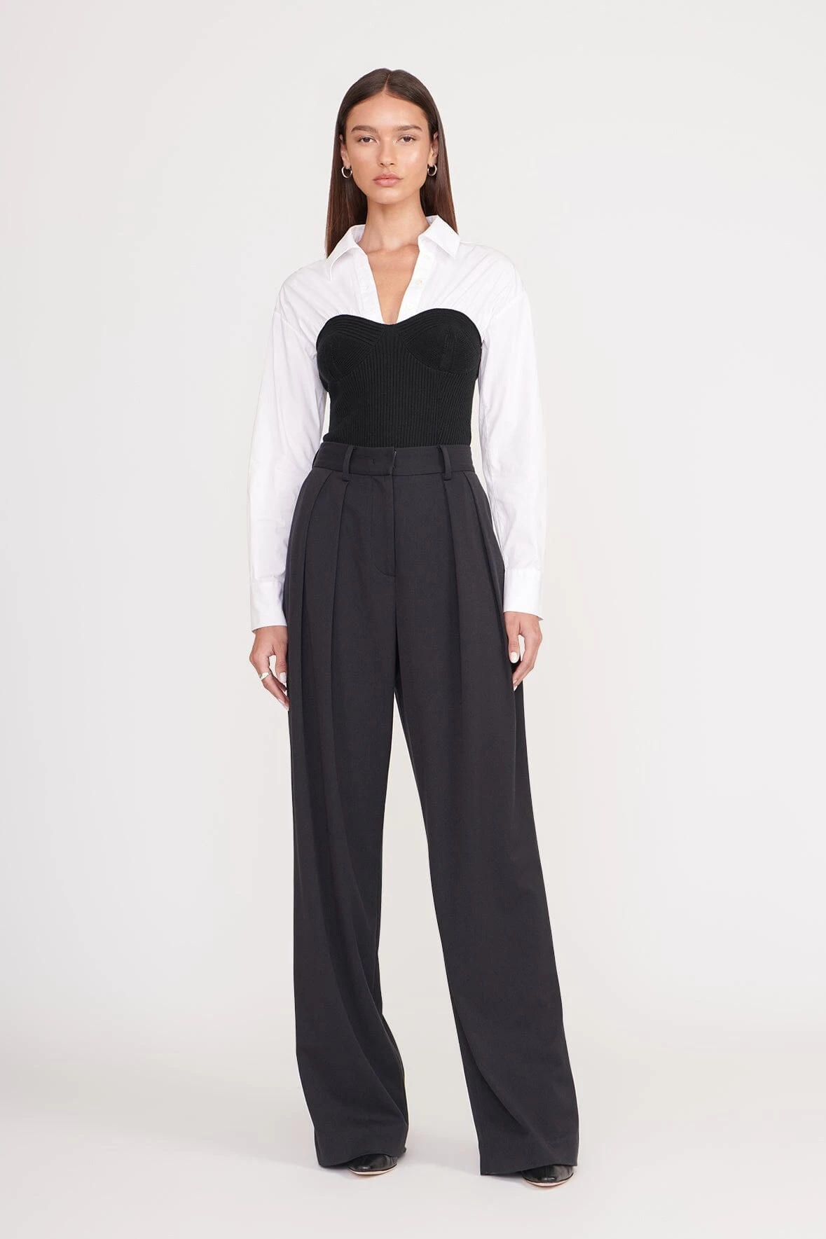 HAZEL TOP | BLACK WHITE 2 HAZEL TOP | BLACK WHITE - Image 2