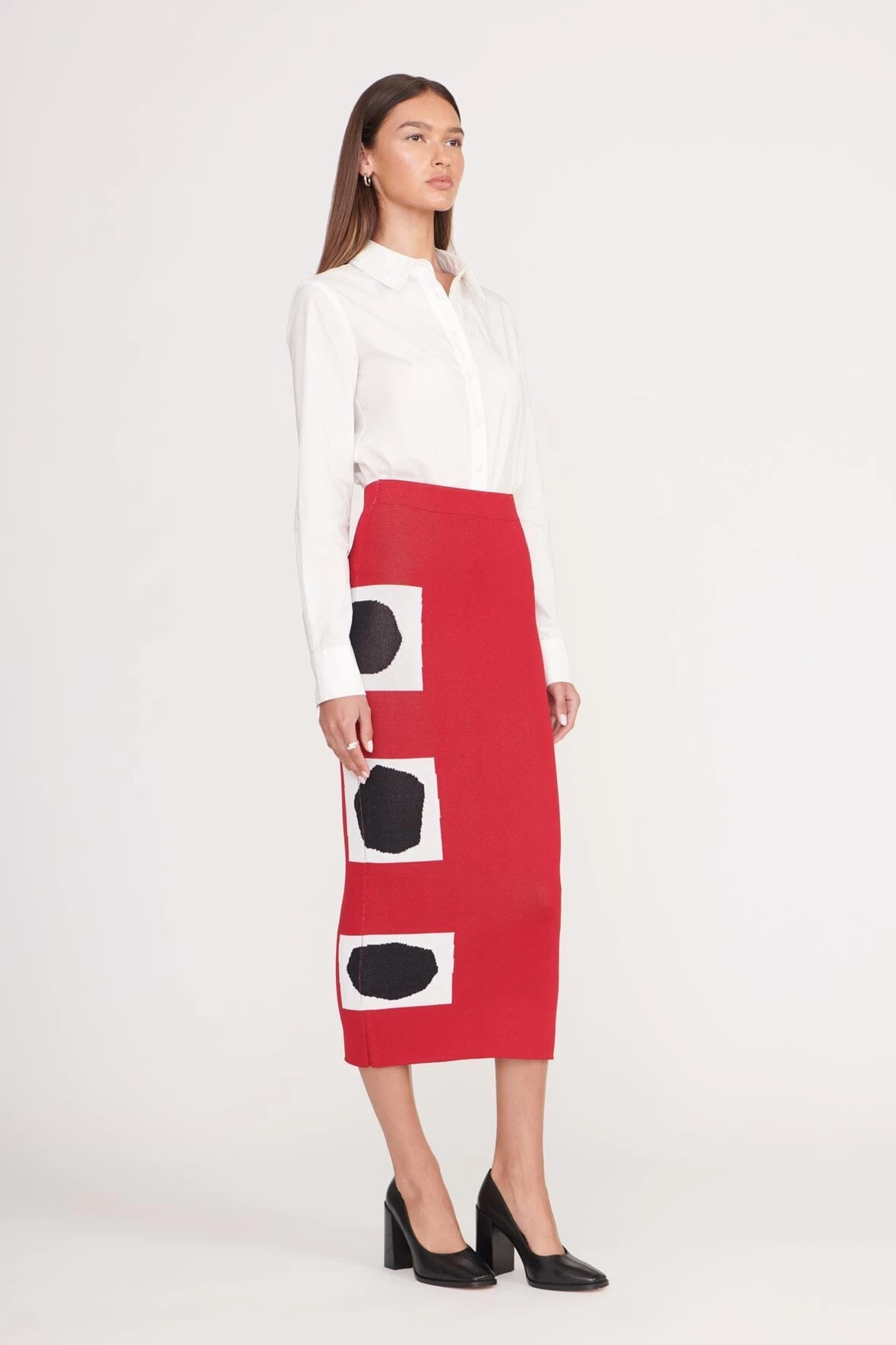 KARINA SKIRT | RUBY GEOSCAPE 2 KARINA SKIRT | RUBY GEOSCAPE - Image 2