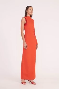 KIRSTEN DRESS | FIRE RED -Chic Style Shop kirsten dress red 01218 web
